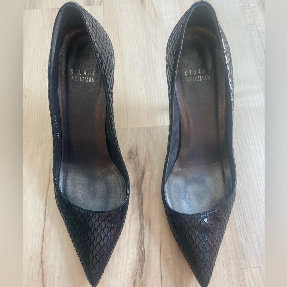 Stuart Weitzman Snakeskin Heels